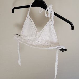 Crochet halter top
